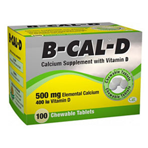 B CAL D CHEW TABS 100